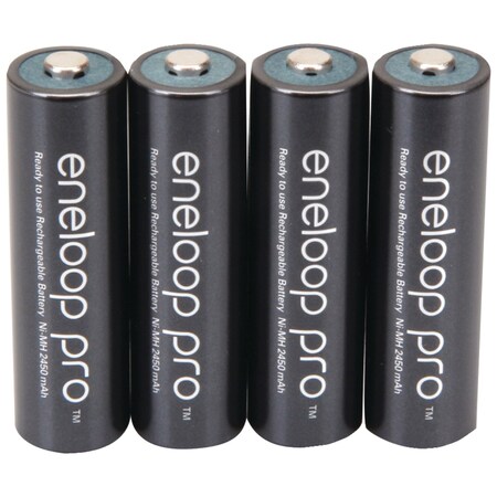 Panasonic eneloop XX Rechargeable AA Batteries, Pack/4 BK-3HCCA4BA